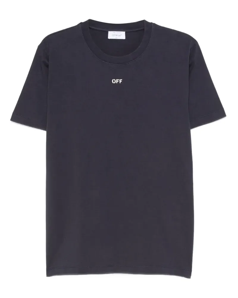 OFF-WHITE short-sleeve crew-neck T-shirt - Blau Blau