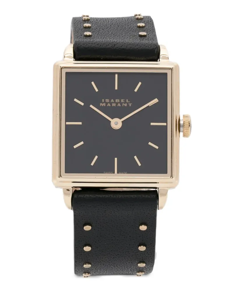 Isabel Marant studded square 2.3mm watch - Schwarz Schwarz
