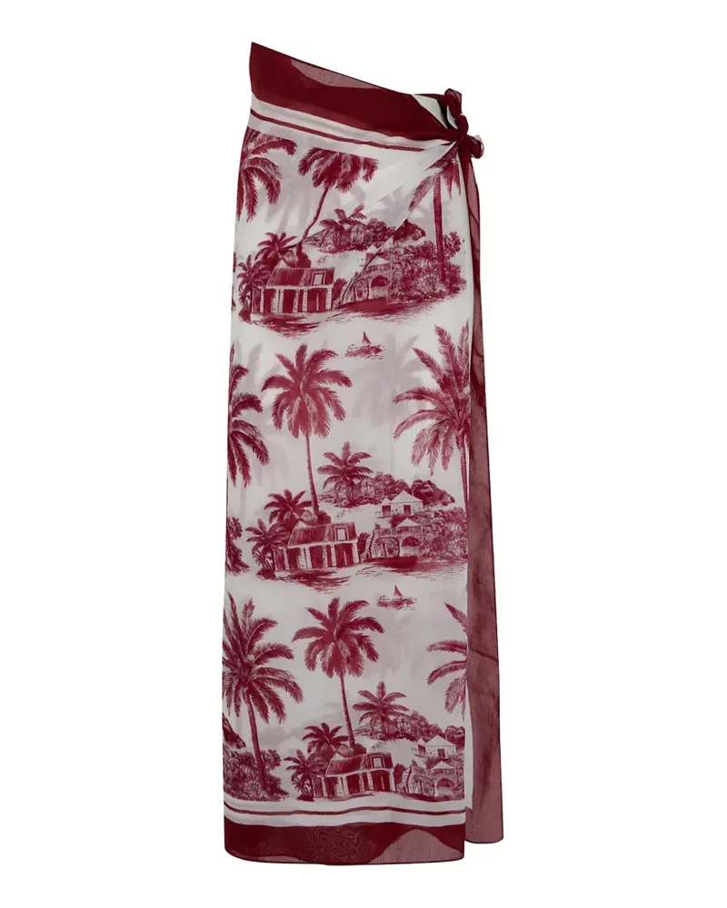 MC2 Saint Barth self-tie sarong - Weiß Weiß