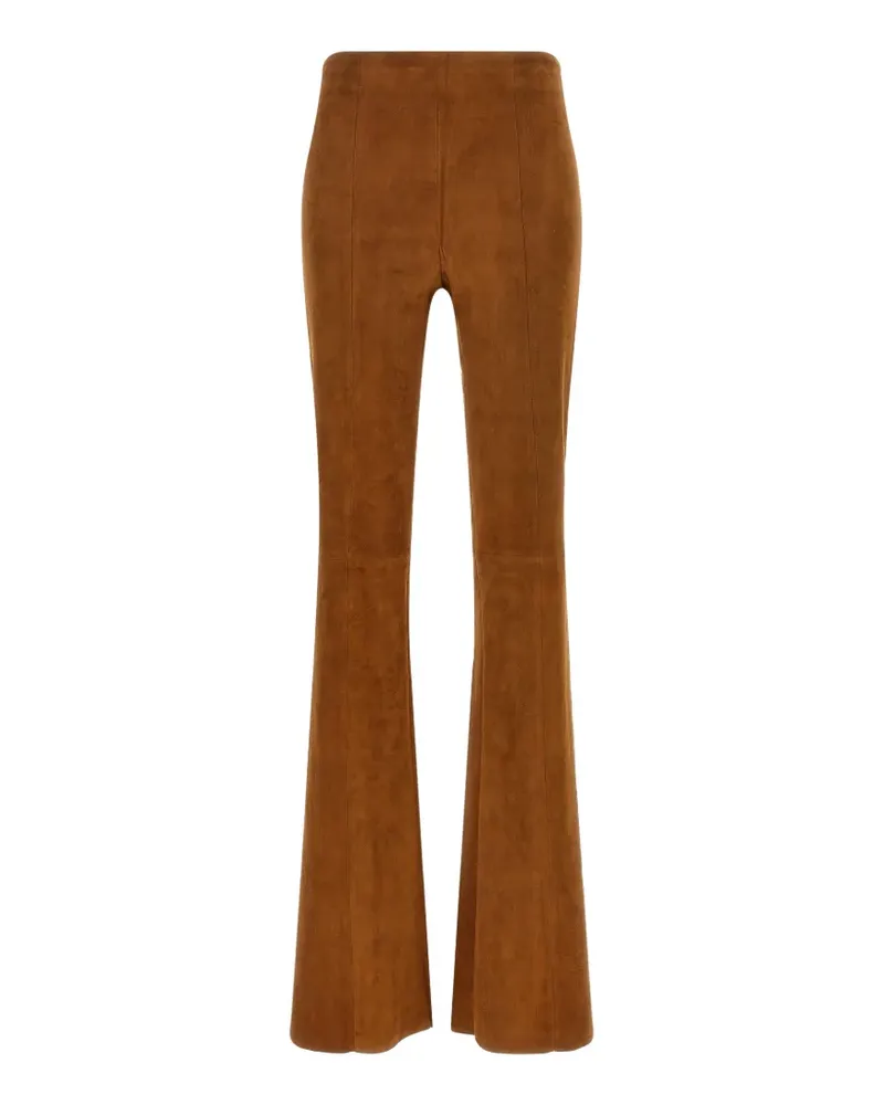 Stouls Gégé Hose mit ausgestelltem Saum - Braun Braun