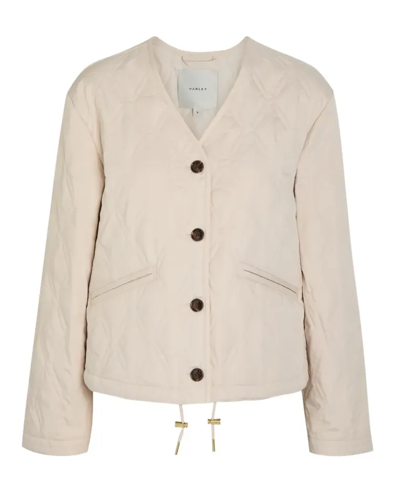 Varley Saba quilted jacket - Nude Nude