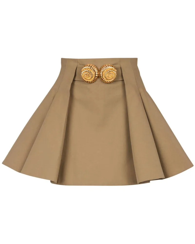 Balmain Ausgestellter Grain de Poudre Rock - Nude Nude