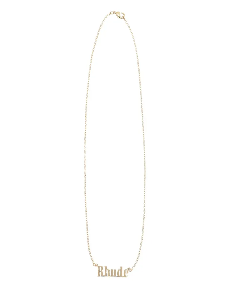 RHUDE Goldfarbene Halskette Gold