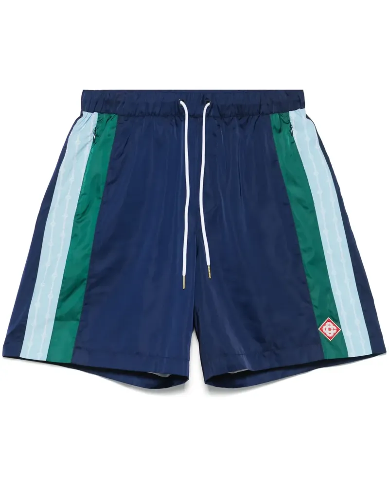 Casablanca Paris Shorts mit Streifendetail - Blau Blau