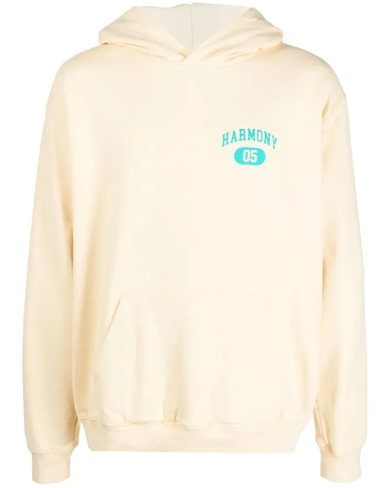 Harmony Hoodie mit Logo-Print - Gelb Gelb