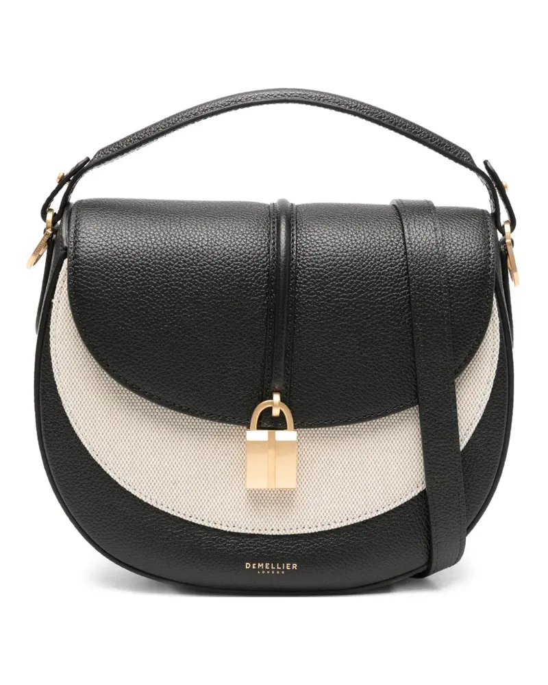DeMELLIER Kleine The Siena Saddle Half-Moon Tasche - Schwarz Schwarz