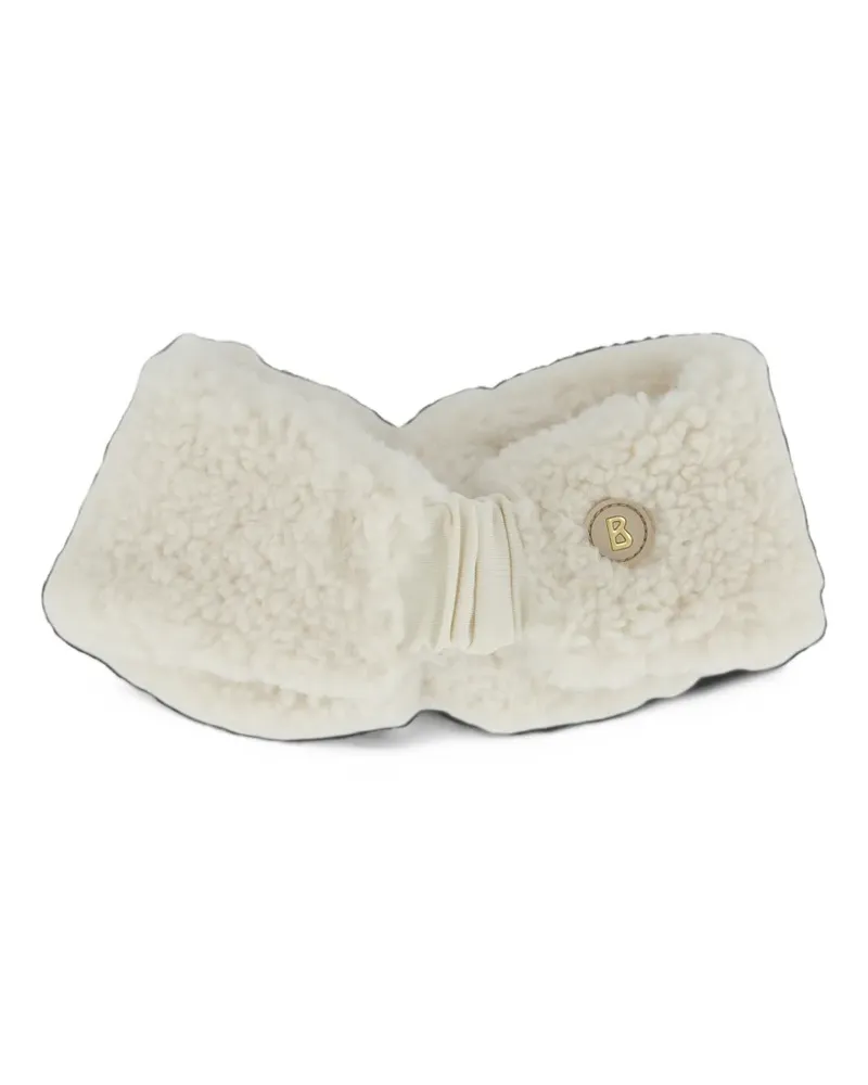 Bogner Justy knotted teddy-effect hairband - Nude Nude