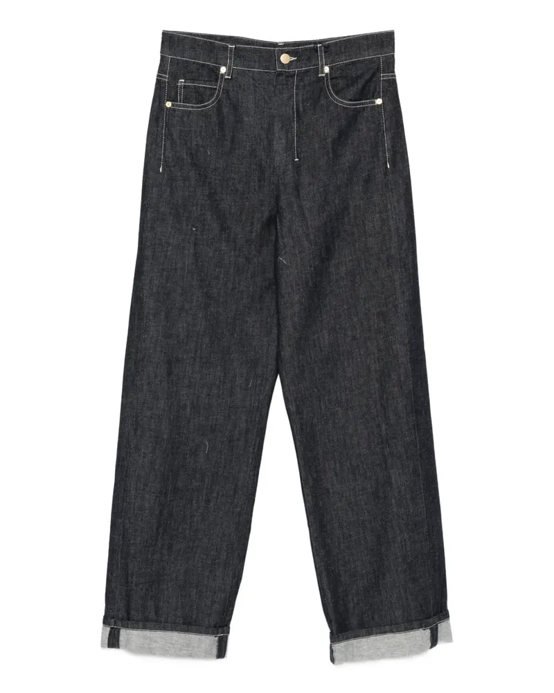 Max Mara Smmchiara belt-loop jeans - Blau Blau