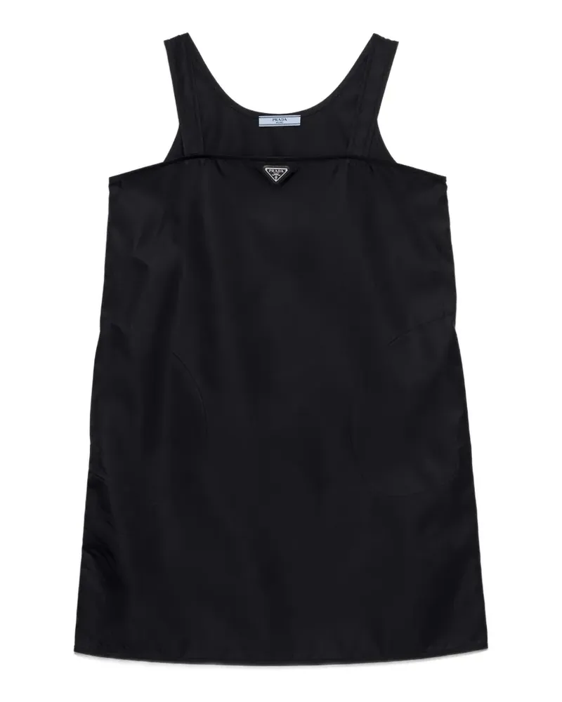 Prada Re-Nylon mini-dress - Schwarz Schwarz