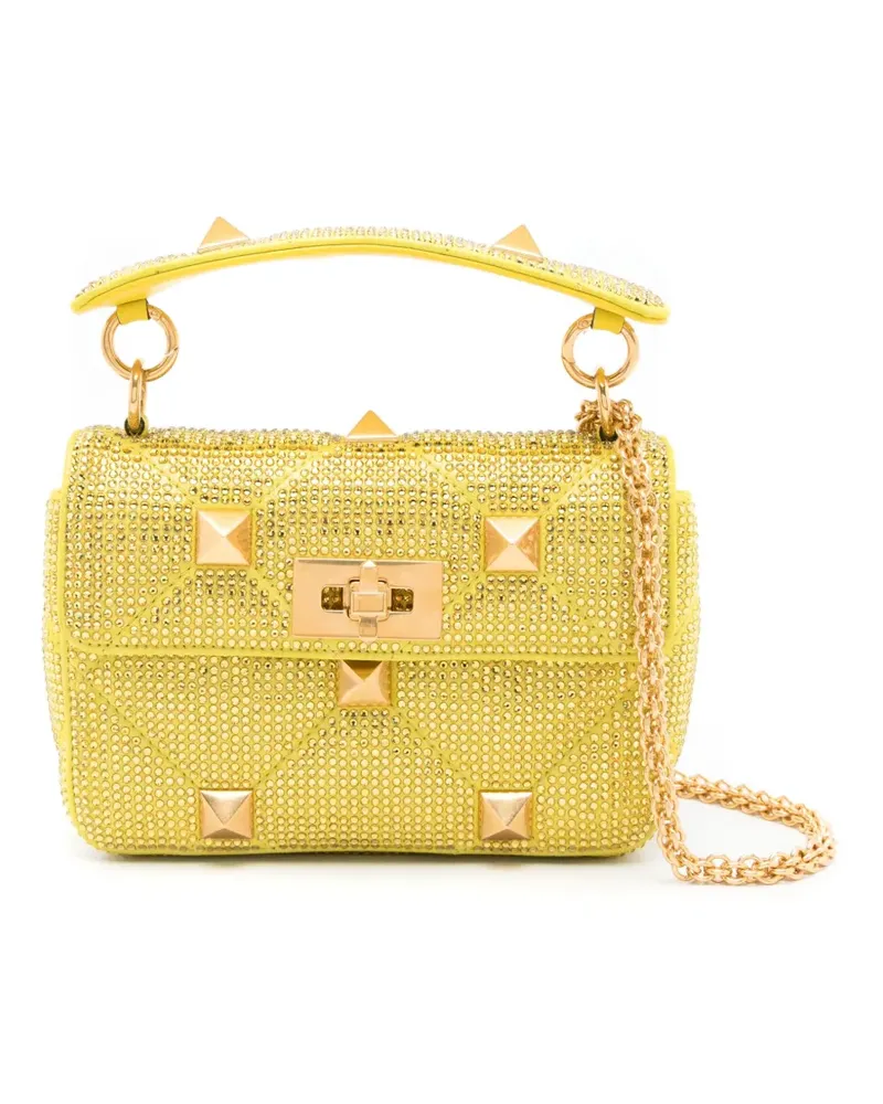 Valentino Garavani Kleine  Roman Stud Schultertasche - Grün Grün