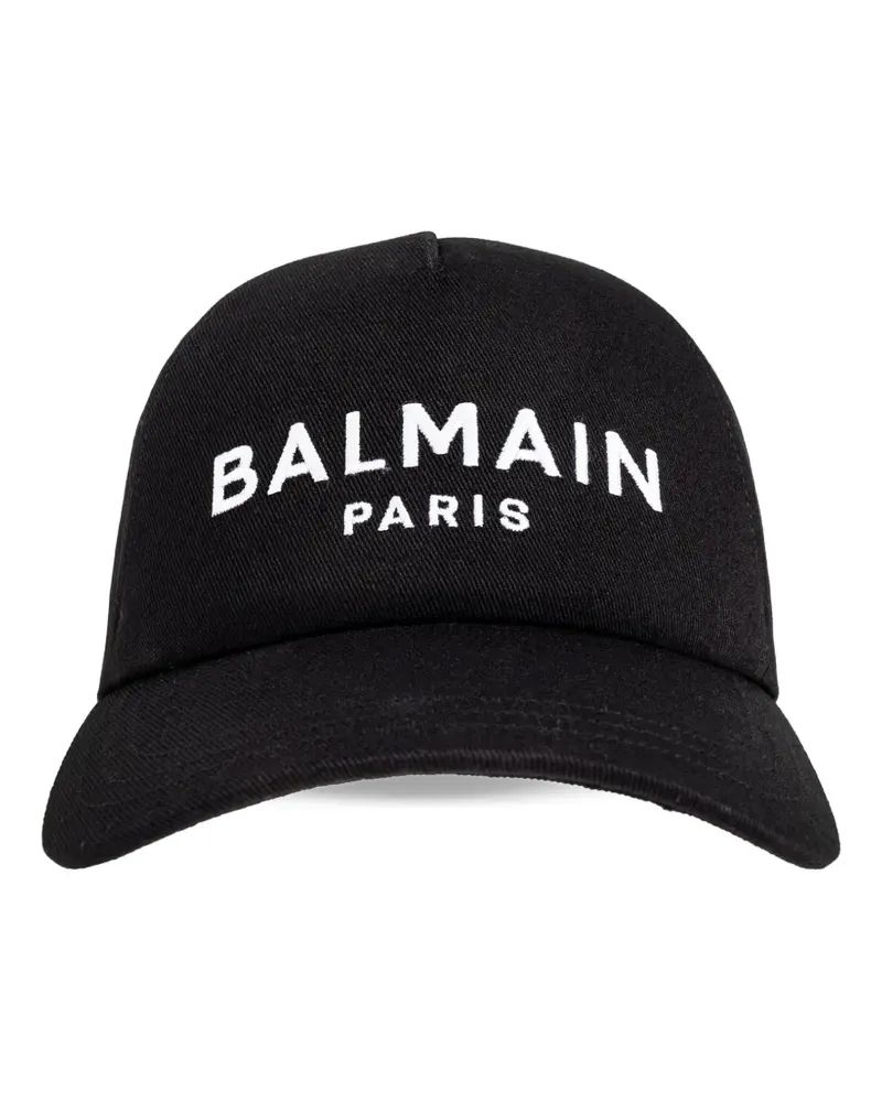 Balmain logo baseball cap - Schwarz Schwarz