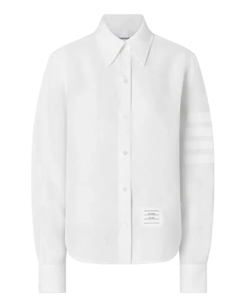 Thom Browne Klassisches Hemd - Weiß Weiß