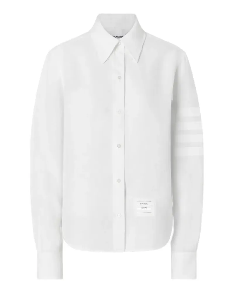Thom Browne Klassisches Hemd - Weiß Weiß