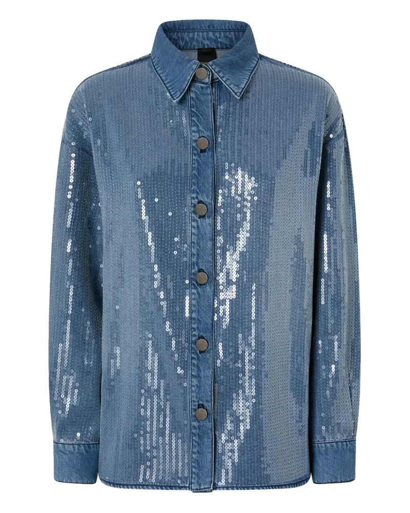 Pinko Rock mit Pailletten - Blau Blau
