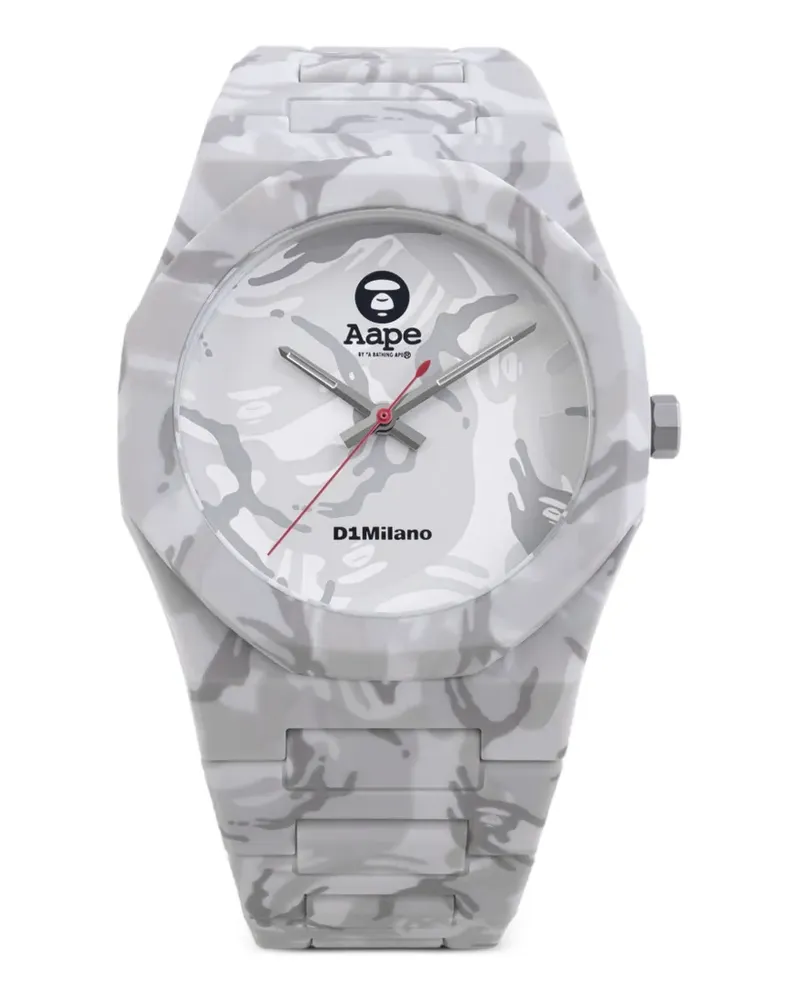 D1 Milano x Aape Polycarbon Armbanduhr 39mm - Grau Grau