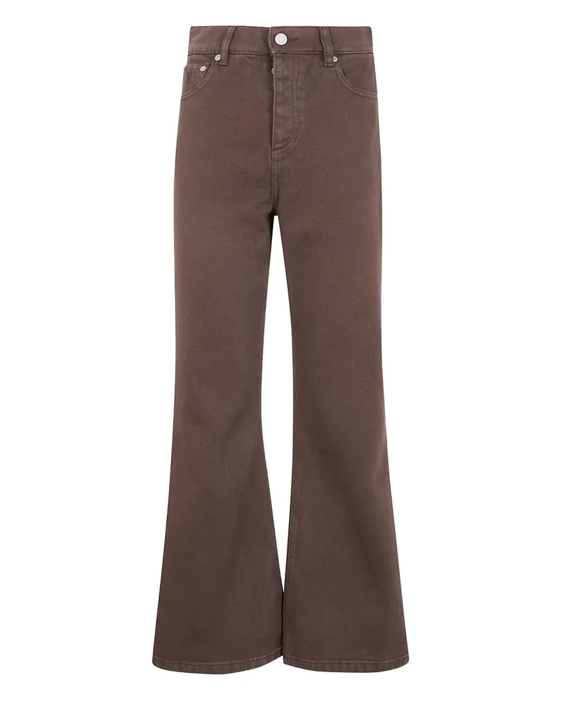 By Malene Birger five-pockets flared trousers - Braun Braun