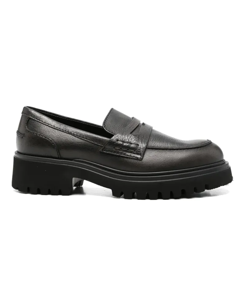 Guglielmo Rotta Loafer mit breiter Sohle - Schwarz Schwarz