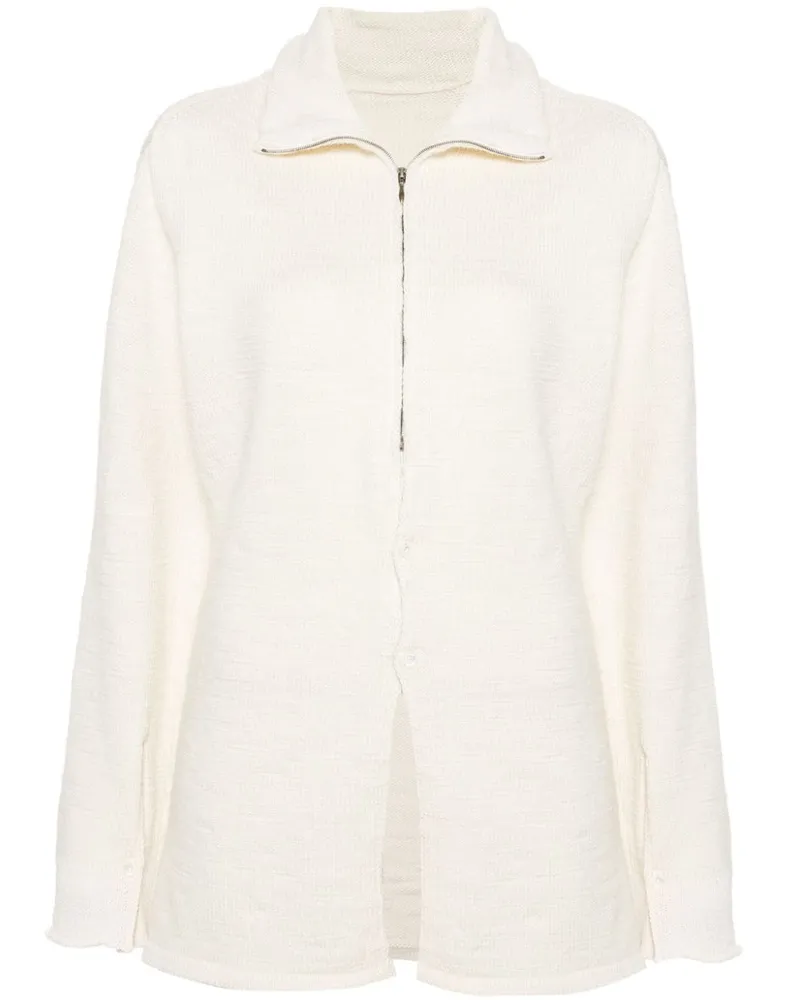 Maison Margiela Pullover mit Stehkragen - Weiß Weiß