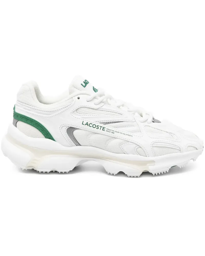 Lacoste Sneakers mit Logo-Print - Weiß Weiß
