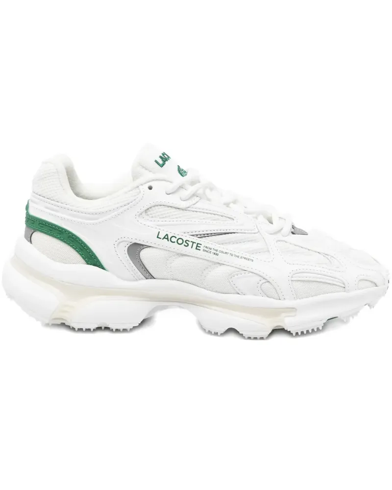 Lacoste Sneakers mit Logo-Print - Weiß Weiß