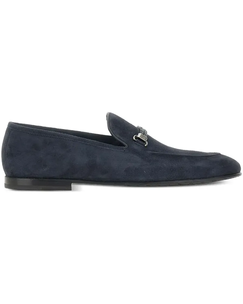 Neil Barrett Loafer aus Wildleder - Blau Blau