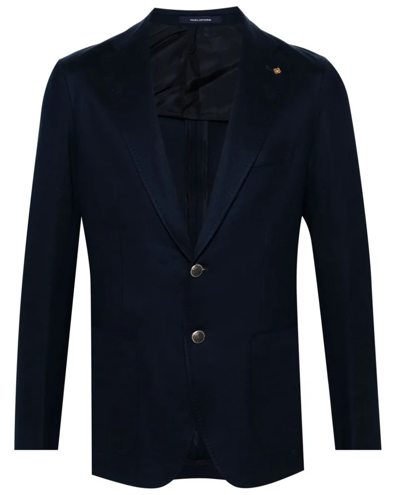 Tagliatore Einreihiges Sakko - Blau Blau
