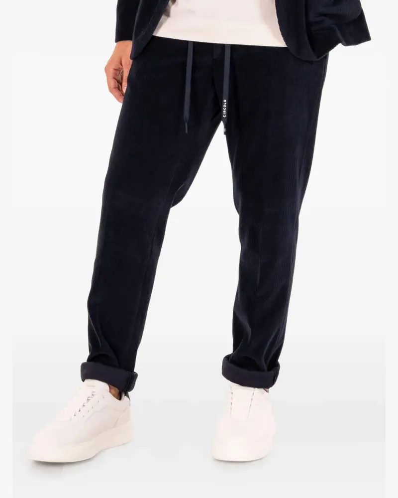 CIRCOLO 1901 button-fastening corduroy trousers - Blau Blau