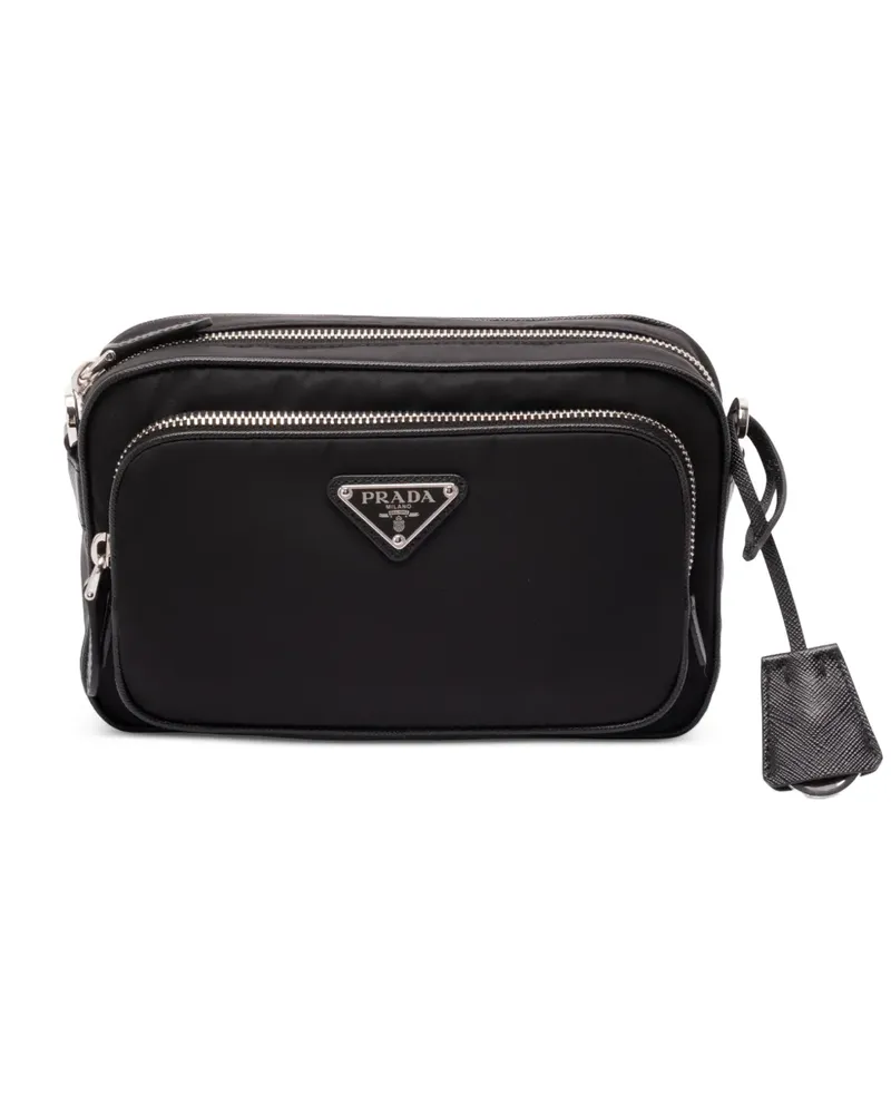 Prada zip satchel shoulder bag - Schwarz Schwarz