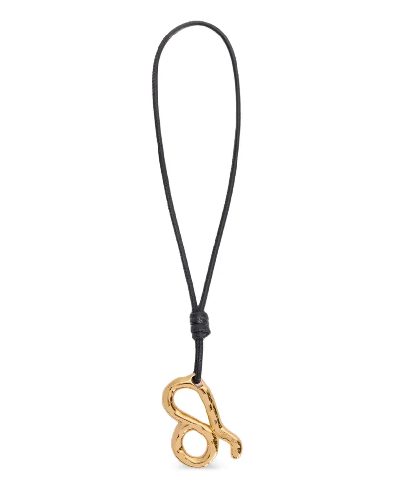 Jil Sander Zodiac charm necklace - Gold Gold