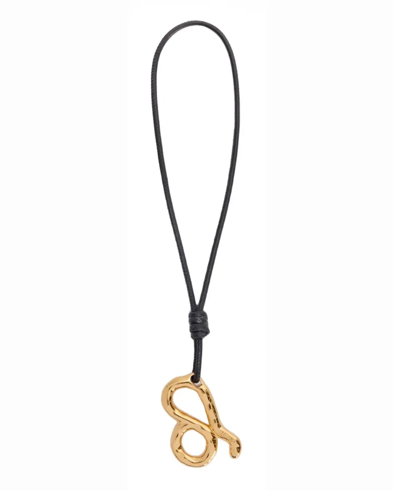 Jil Sander Zodiac charm necklace - Gold Gold