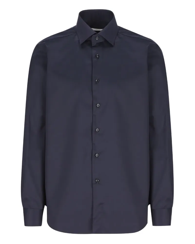 XACUS Hemd mit Knopfmanschetten - BLUE Blue