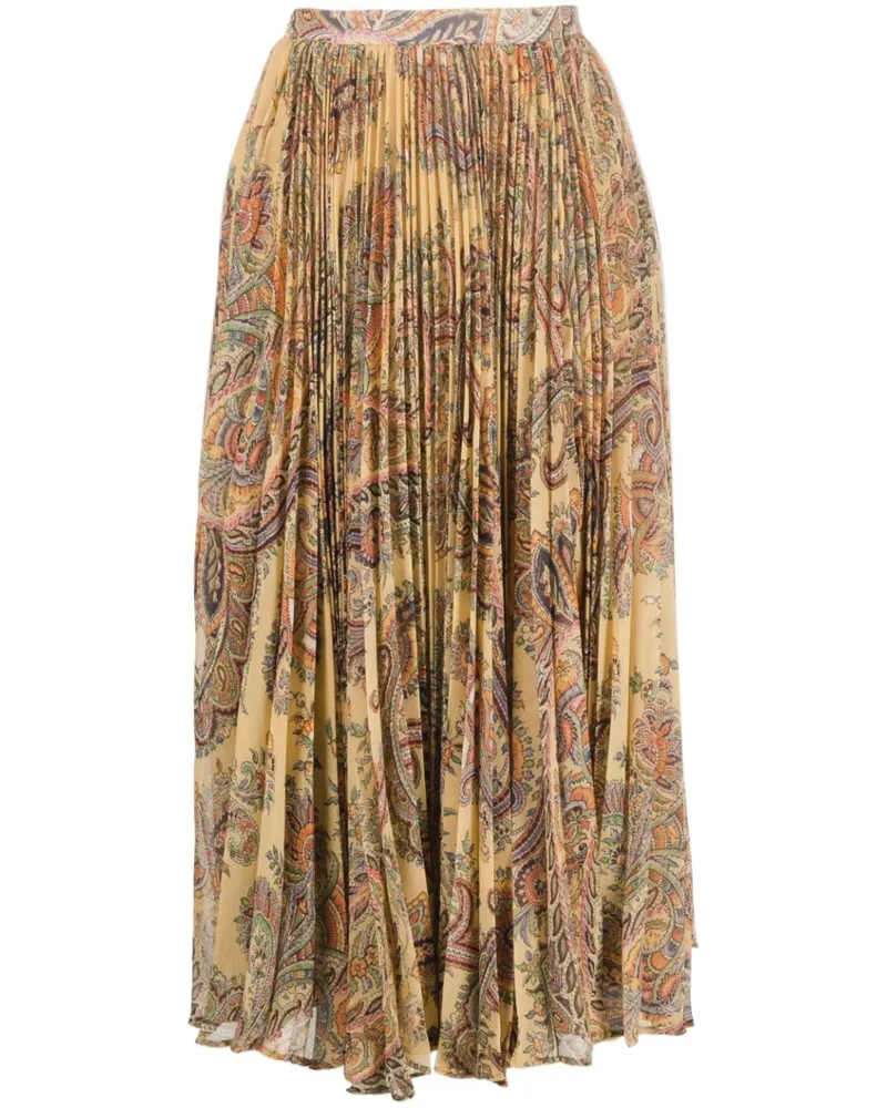 Etro Rock mit Paisley-Print - Nude Nude