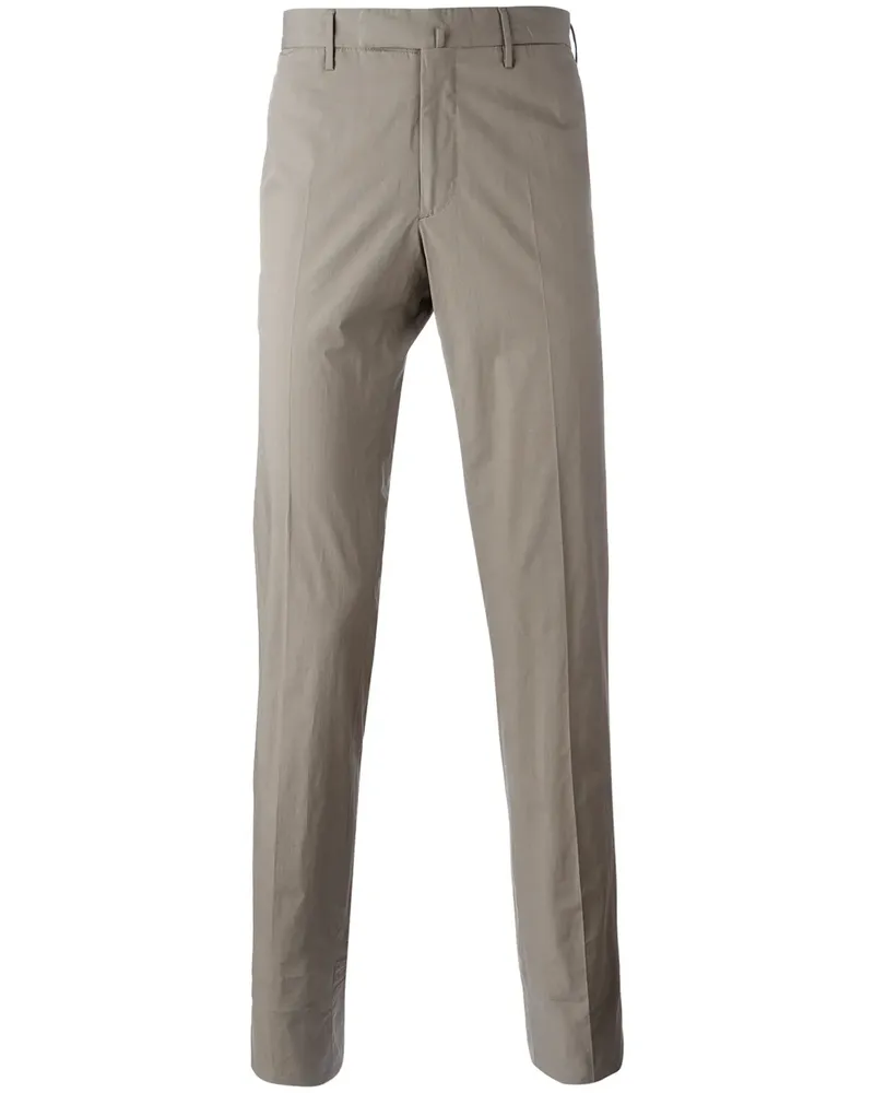 Incotex Klassische Chino - Grau Grau