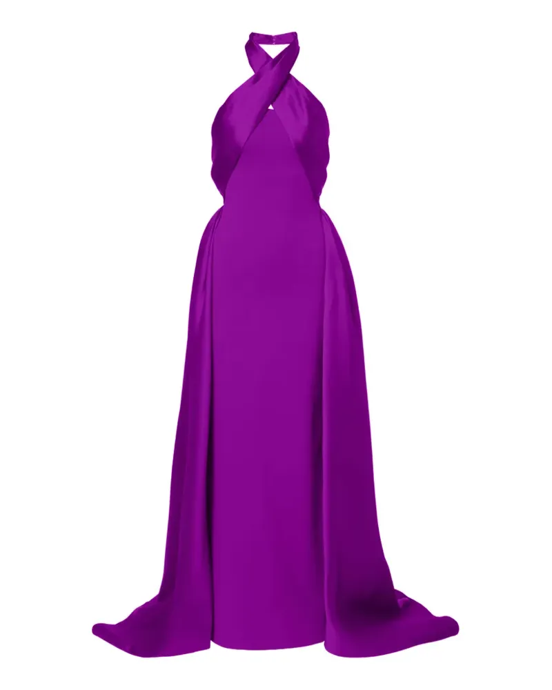 Solace London Rumi halterneck maxi dress - Violett Violett