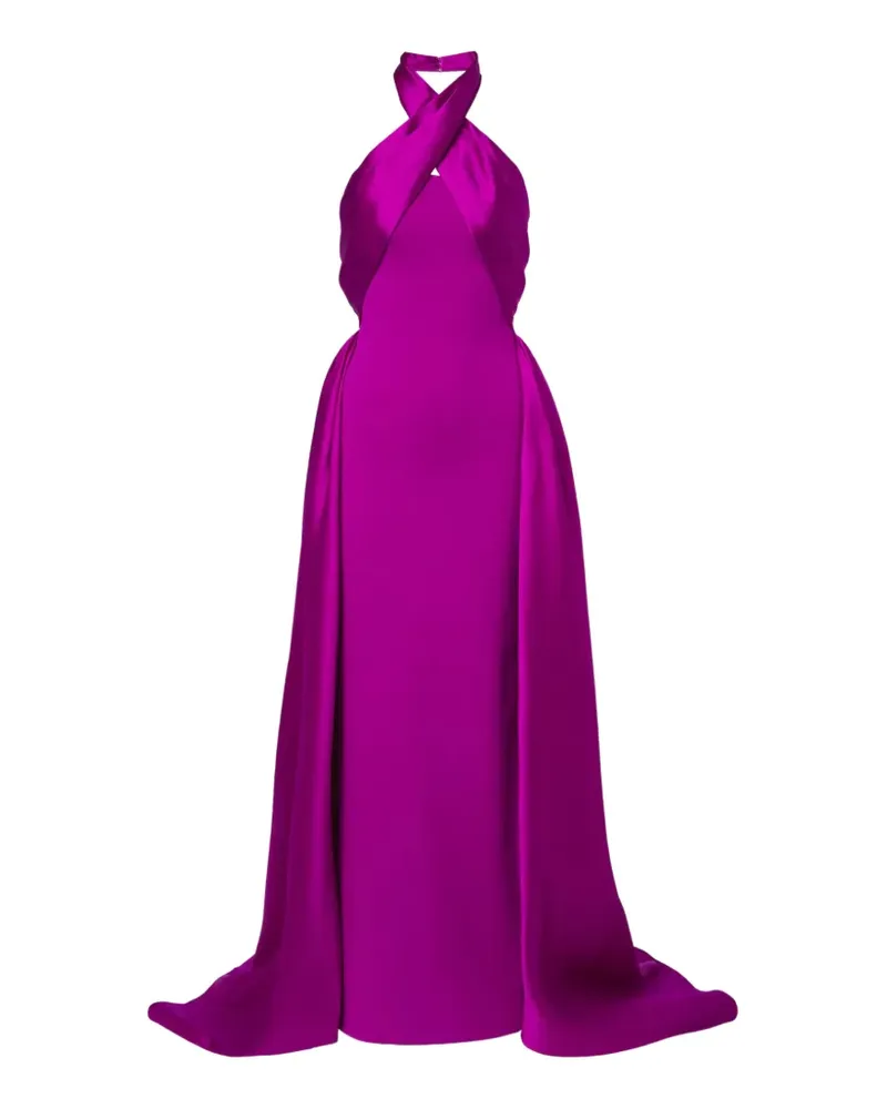 Solace London Rumi halterneck maxi dress - Violett Violett