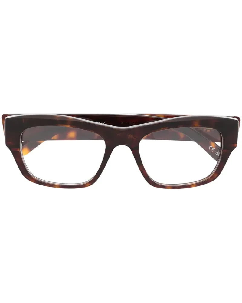 Balenciaga Brille mit eckigem Gestell - Braun Braun