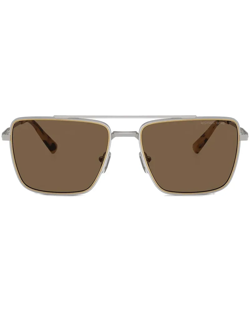 Michael Kors Blue Ridge Sonnenbrille - Silber Silber