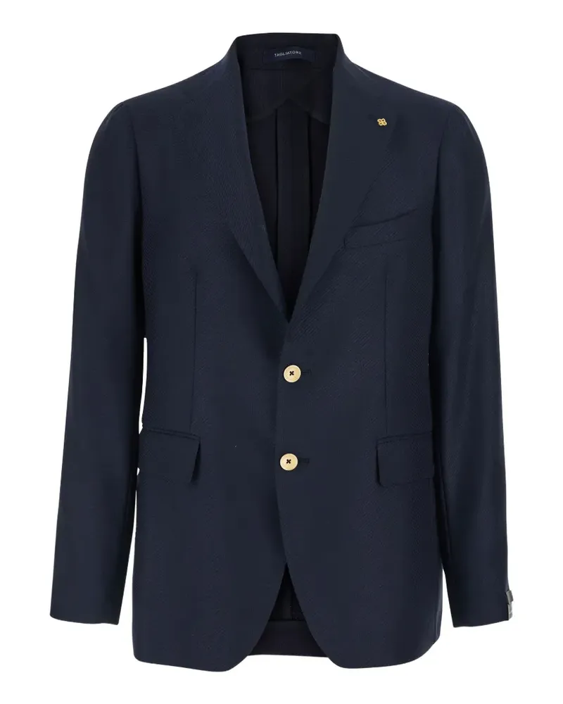 Tagliatore single-breasted blazer - Blau Blau