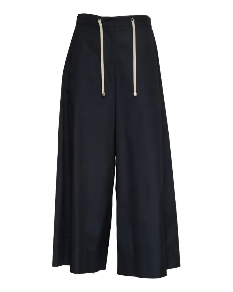 Max Mara drawstring pockets trousers - Blau Blau