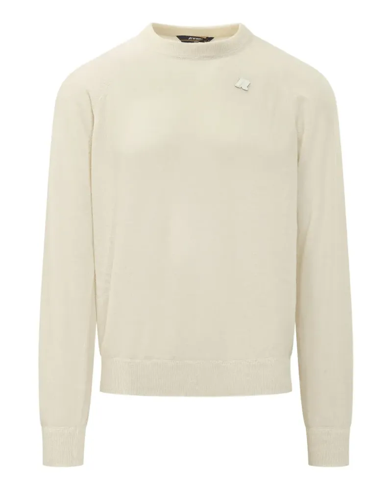 K-Way Fragan raglan-sleeve sweater - Nude Nude