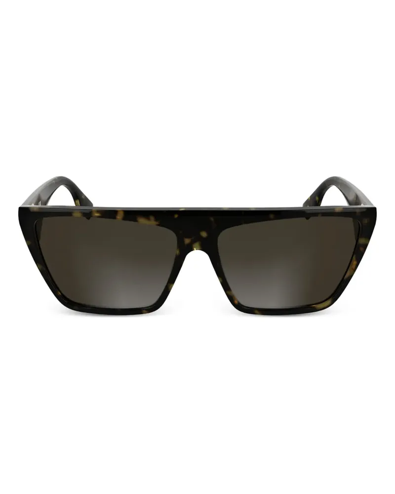 Karl Lagerfeld Sonnenbrille mit Logo-Print - Grün Grün