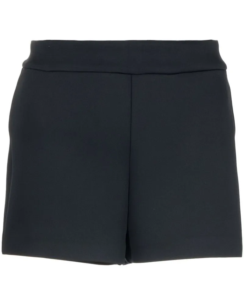 Cynthia Rowley Kurze High-Waist-Shorts Schwarz