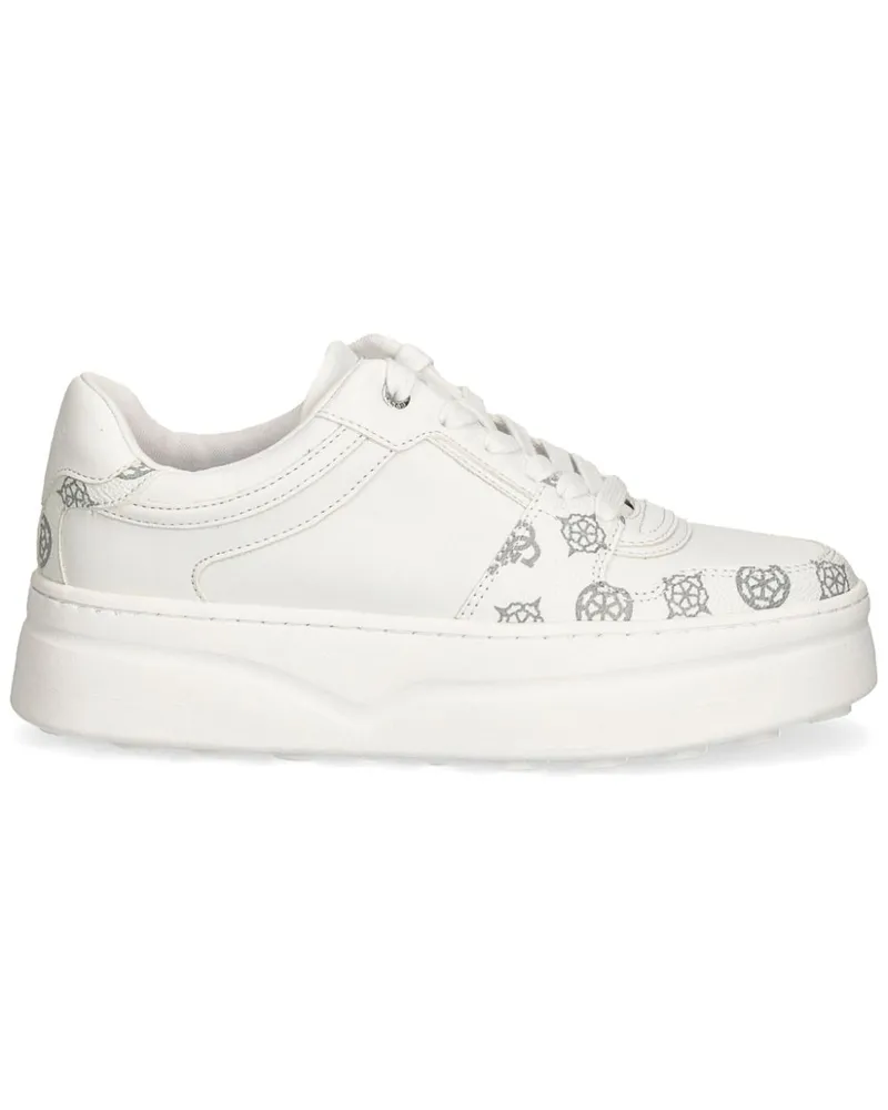 Guess Sneakers mit Logo-Muster - Weiß Weiß