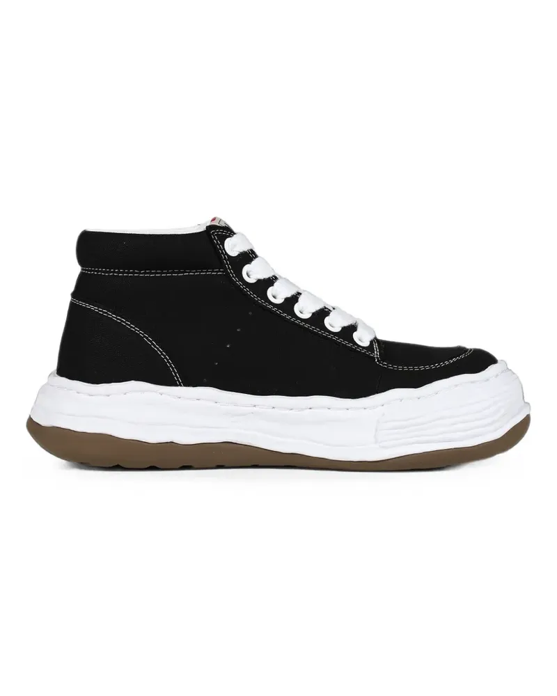 MIHARAYASUHIRO Oliver canvas sneakers - Schwarz Schwarz