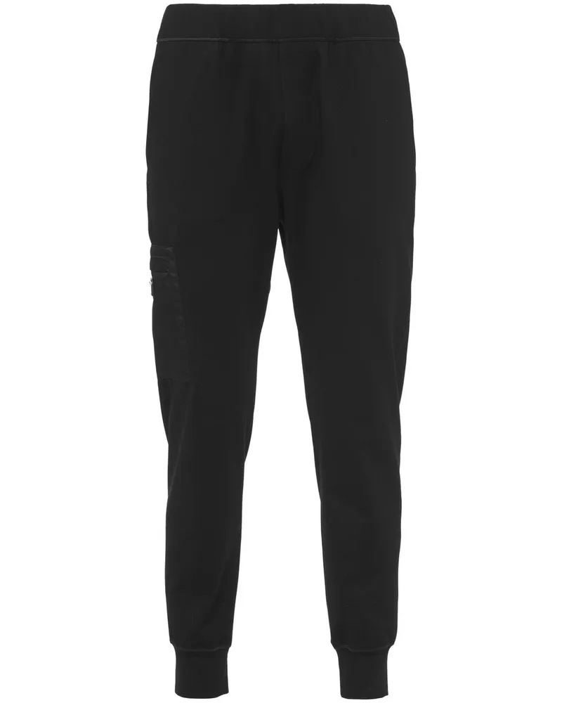 Prada Jogginghose aus Fleece - Schwarz Schwarz