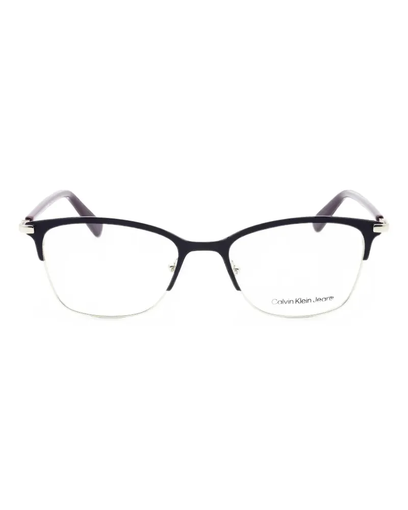 Calvin Klein rectangle-frame glasses - Schwarz Schwarz