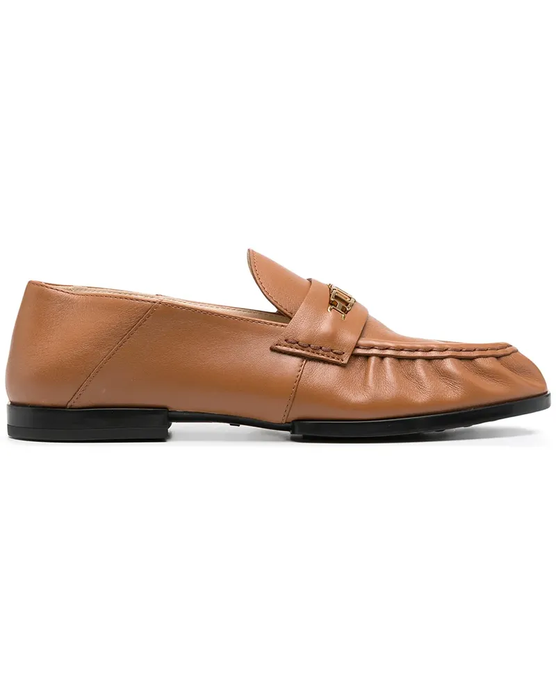 TOD'S Loafer mit Kettendetail - Nude Nude