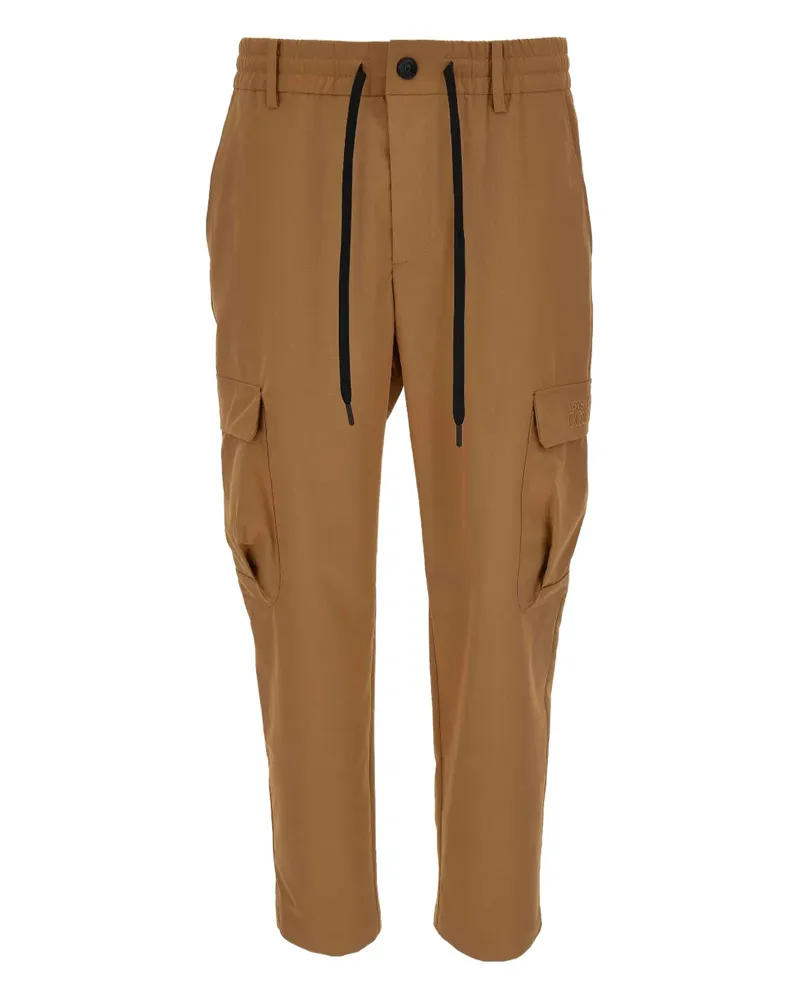 Versace Jeans Cargohose mit Kordelzug - Braun Braun