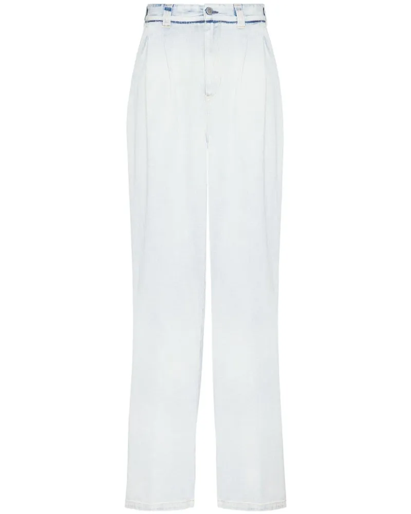 Maison Margiela Memory Jeans mit weitem Bein - Blau Blau