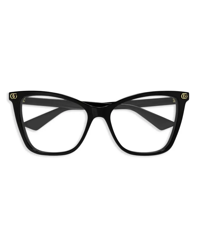 Gucci Brille im Cat-Eye-Design - Schwarz Schwarz